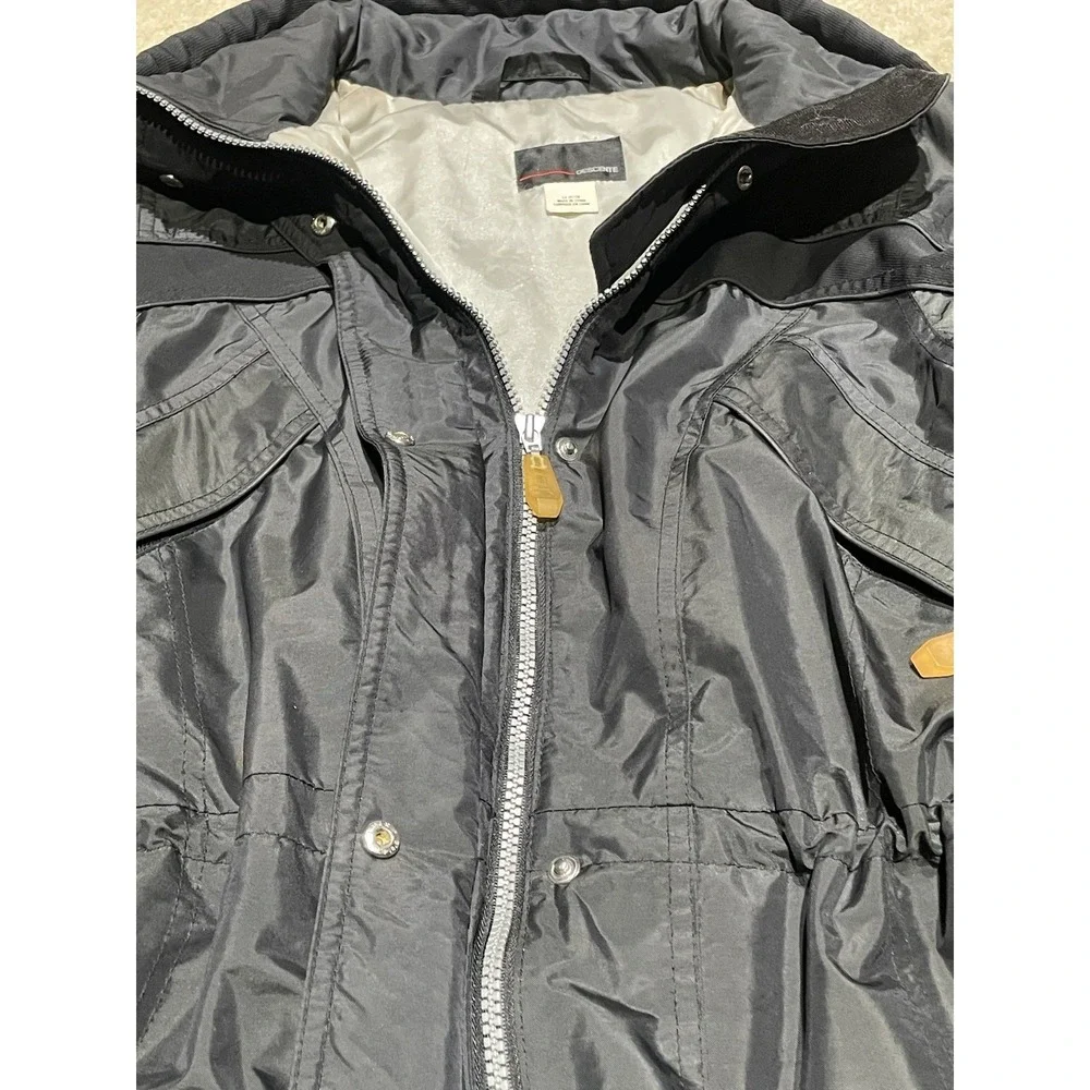 Descente Women Ski Jacket Black Size 4 Small Full Zip 18